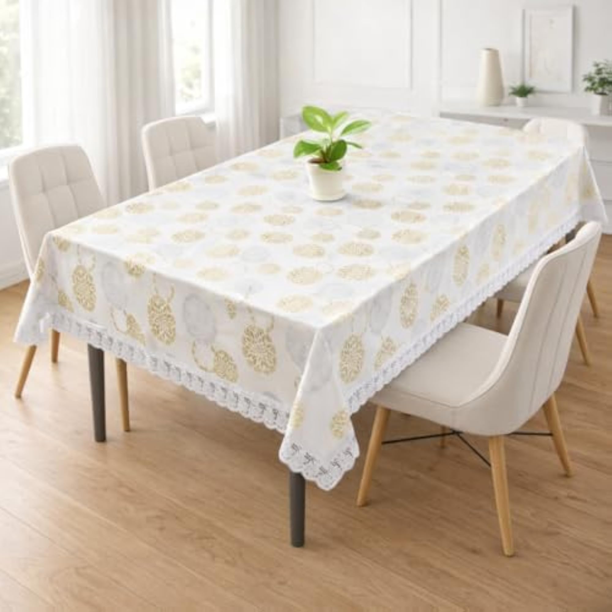 PVC 4 Seater Center Table Cover, Waterproof Protector